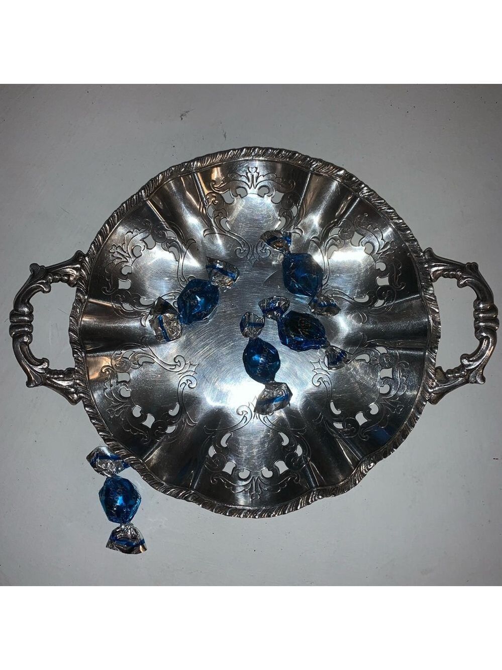 Silver Candy Dish, Small, Decorative